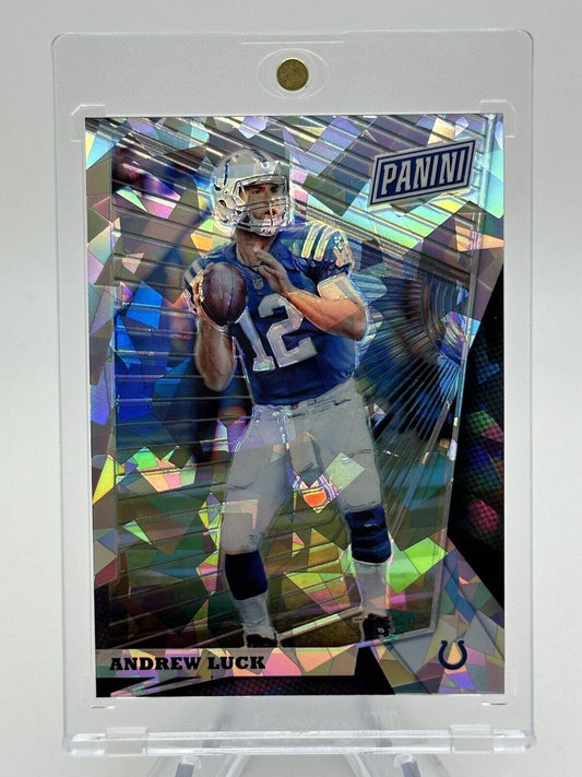 Andrew Luck 2018 Panini The National VIP Cracked Ice Refractor 03/50 Mint Gem SP
