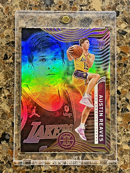 Austin Reaves RC 2021 Panini Illusions Basketball Refractor Gem Mint Rookie Card