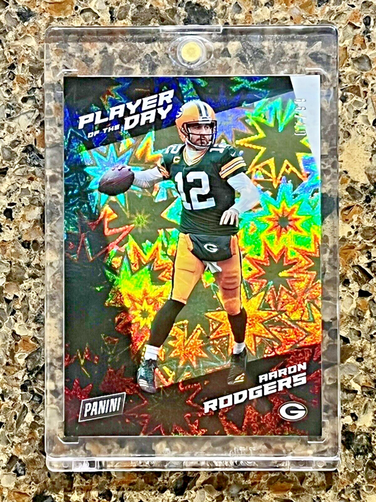 Aaron Rodgers - 2021 Panini Player of the Day KABOOM - #07/99 - RARE SSP