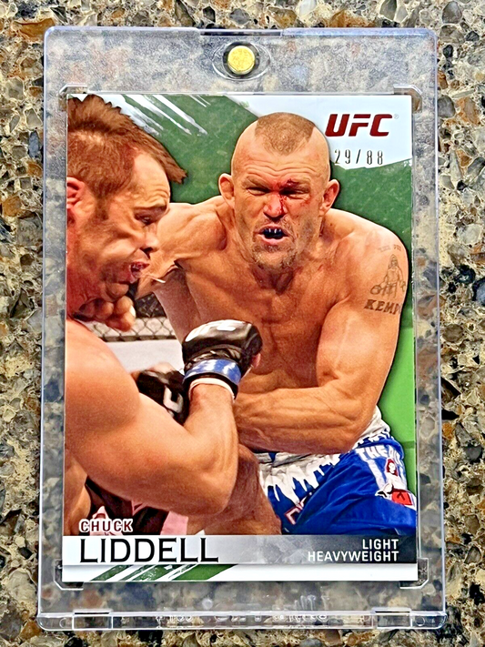 Chuck Liddell 2010 Topps UFC Green Parallel 29/88 SSP Rare Gem Mint THE ICEMAN