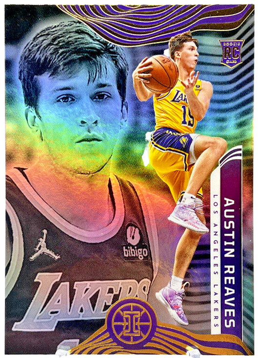 2021 Panini Illusions Basketball RC 181 Refractor Austin Reaves Rookie Mint Gem