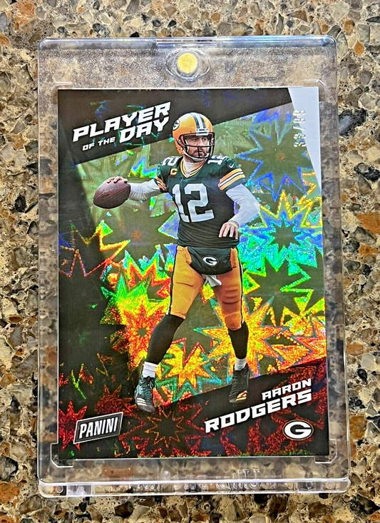 Aaron Rodgers - 2021 Panini Player of the Day KABOOM - #33/99 - RARE SSP