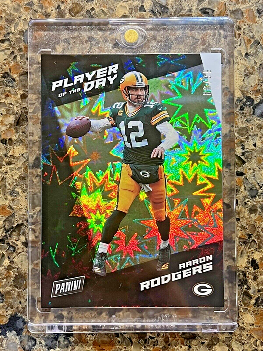 Aaron Rodgers - 2021 Panini Player of the Day KABOOM - #68/99 - RARE SSP