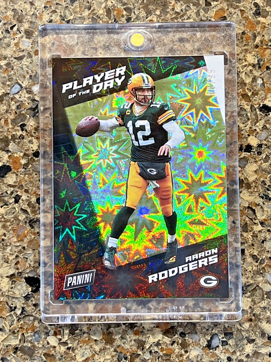 Aaron Rodgers - 2021 Panini Player of the Day KABOOM - #08/99 - Mint Condition!